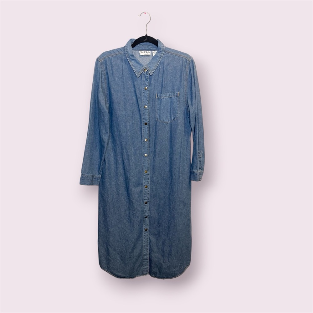 NorthStyle Classic Blue Denim Dress
